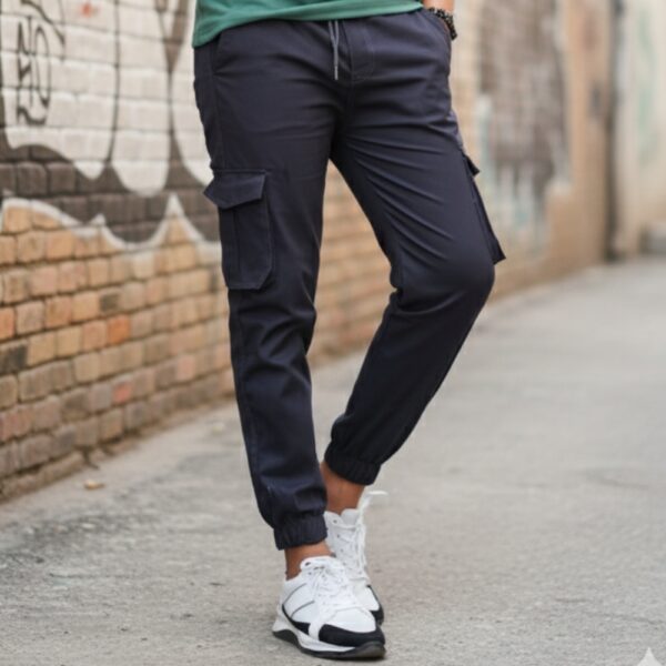6-Pocket Cargo Joggers – 2pcs Combo - Image 2