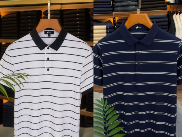 2pcs Premium Cotton Polo Combo 25 - Image 1