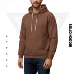 Premium Solid Hoodie - Brown