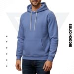 Premium Solid Hoodie - Sky Blu