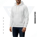 Premium Solid Hoodie - White